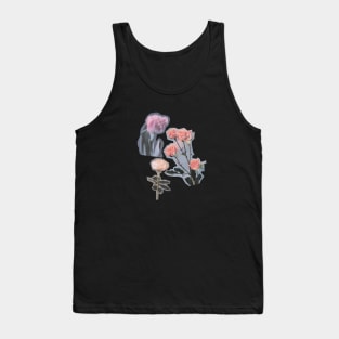 Tulip Vintage Minimalist Flora Positive Retro Tank Top